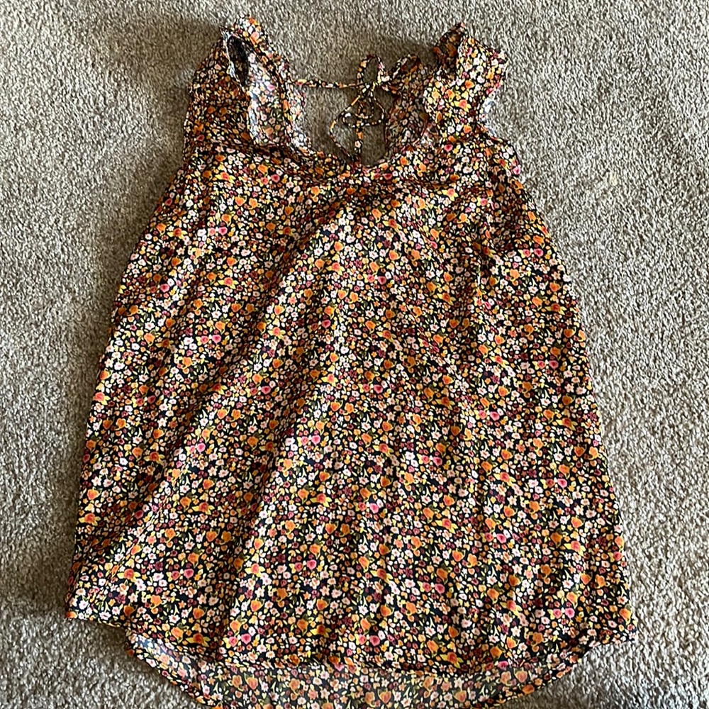 Lauren Conrad Floral Tank Top Blouse